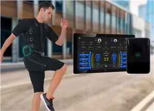 Wireless Ems Fitness Suit Aparèy pou Slimming Ems Suit Fòmasyon Electro Fitness